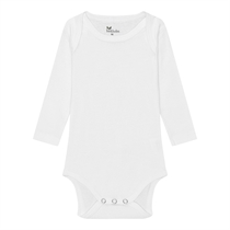 BIRKHOLM 2-Pak Langærmet Body Perfekt Hvid